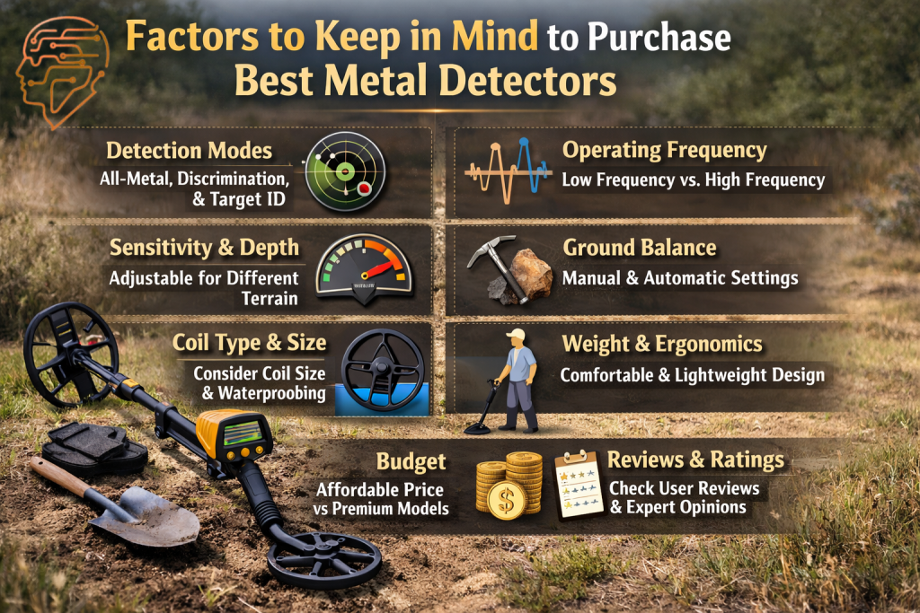 factors to keep in mind to buy a metal detector