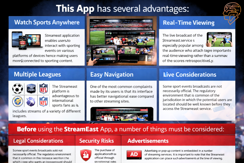 Advantages of Streameast App