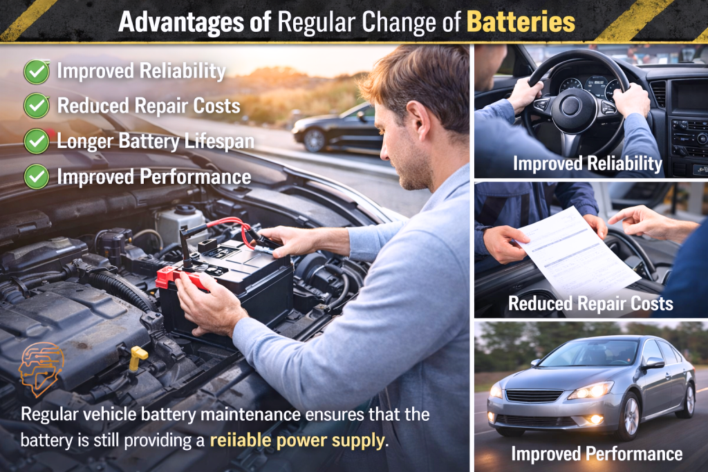 Advantages of regular change of batteries