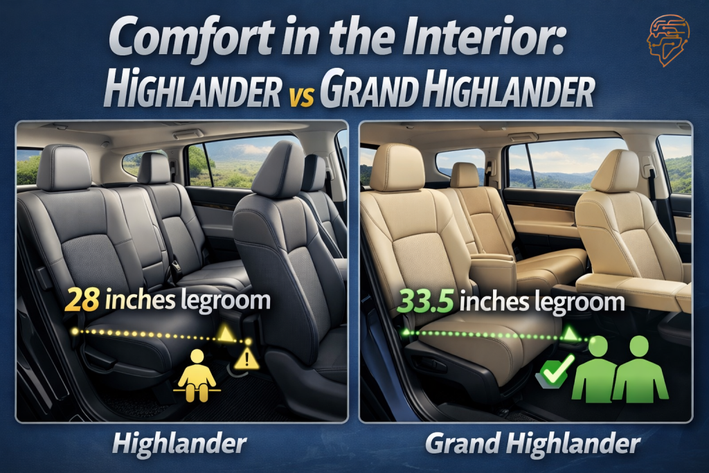 Comfort in the Interior, Highlander vs Grand Highlander