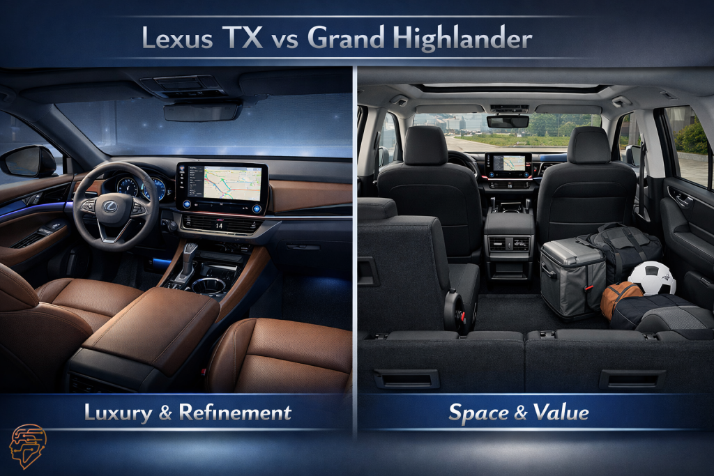 Lexus TX vs Grand Highlander
